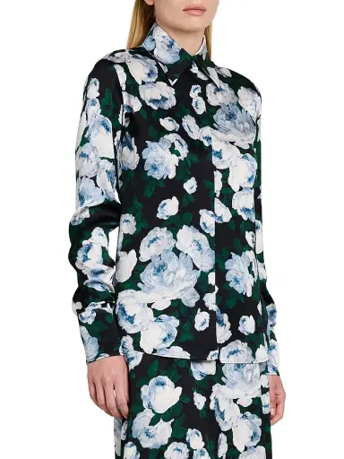 Stella McCartney Women's Bunch Of Roses Shirt - Size 2 | Thumbnail 4 Stella McCartney Women's Bunch Of Roses Shirt - Size 2 | Thumbnail 4