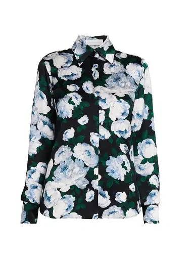 Stella McCartney Women's Bunch Of Roses Shirt - Size 2 | Thumbnail 1 Stella McCartney Women's Bunch Of Roses Shirt - Size 2 | Thumbnail 1