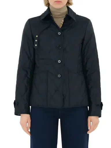 Burberry Women's Fernleigh Quilted Thermoregulated Jacket - Midnight - Size XXS | Thumbnail 3 Burberry Women's Fernleigh Quilted Thermoregulated Jacket - Midnight - Size XXS | Thumbnail 3