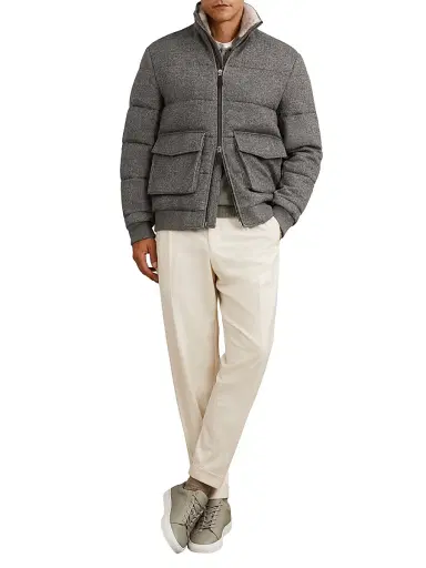 Reiss Men's Gerald Quilted Jacket | Thumbnail 2 Reiss Men's Gerald Quilted Jacket | Thumbnail 2