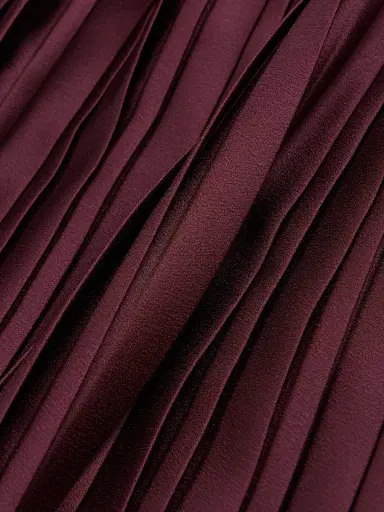 Reiss Women's Savannah Silk Satin A-Line Midi-Skirt - Burgundy | Thumbnail 5 Reiss Women's Savannah Silk Satin A-Line Midi-Skirt - Burgundy | Thumbnail 5