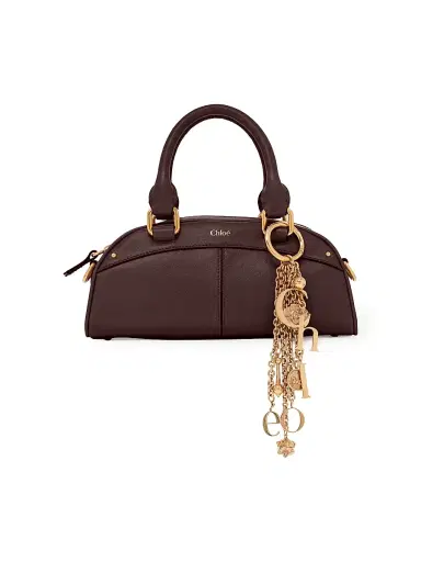 Chloé Women's Leather Bowling Bag - Perfect Plum | Thumbnail 1 Chloé Women's Leather Bowling Bag - Perfect Plum | Thumbnail 1