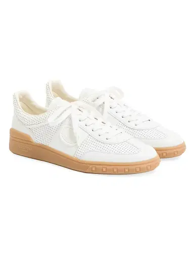 Valentino Garavani Men's Upvillage Low-Top Sneakers in Perforated Nappa Leather | Thumbnail 2 Valentino Garavani Men's Upvillage Low-Top Sneakers in Perforated Nappa Leather | Thumbnail 2