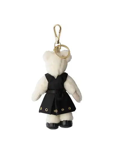 Prada Men's Teddy Keychain Charm - Black | Thumbnail 2 Prada Men's Teddy Keychain Charm - Black | Thumbnail 2