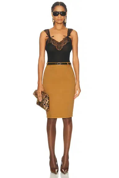 Saint Laurent Lace Tank Top | Thumbnail 4 Saint Laurent Lace Tank Top | Thumbnail 4