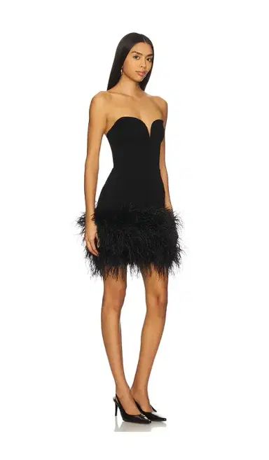 SANS FAFF Posey Mini Feather Dress | Thumbnail 2 SANS FAFF Posey Mini Feather Dress | Thumbnail 2