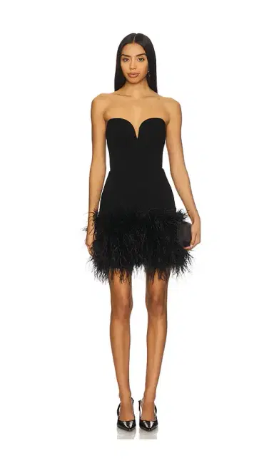SANS FAFF Posey Mini Feather Dress | Thumbnail 1 SANS FAFF Posey Mini Feather Dress | Thumbnail 1