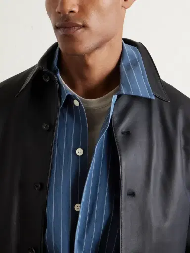 NN07 Reed 50032 Striped Organic Cotton Shirt - Men | Thumbnail 6 NN07 Reed 50032 Striped Organic Cotton Shirt - Men | Thumbnail 6