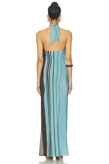 SIR. Rioja Halter Scarf Maxi Dress | Thumbnail 3 SIR. Rioja Halter Scarf Maxi Dress | Thumbnail 3