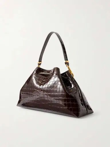 Jimmy Choo Cinch Medium Croc-effect Leather Shoulder Bag | Thumbnail 4 Jimmy Choo Cinch Medium Croc-effect Leather Shoulder Bag | Thumbnail 4