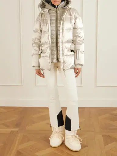 Bogner Lyra-ld Hooded Belted Layered Down Jacket | Thumbnail 2 Bogner Lyra-ld Hooded Belted Layered Down Jacket | Thumbnail 2