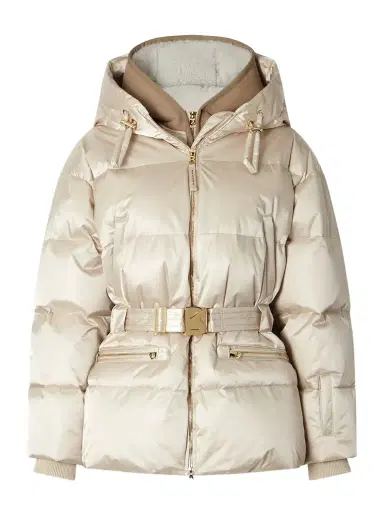 Bogner Lyra-ld Hooded Belted Layered Down Jacket | Thumbnail 1 Bogner Lyra-ld Hooded Belted Layered Down Jacket | Thumbnail 1