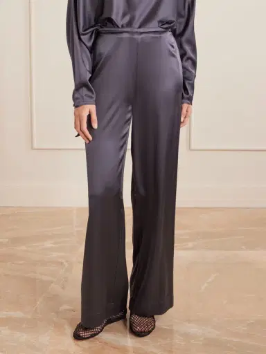Staud Stroll Silk-blend Satin Wide-leg Pants | Thumbnail 3 Staud Stroll Silk-blend Satin Wide-leg Pants | Thumbnail 3