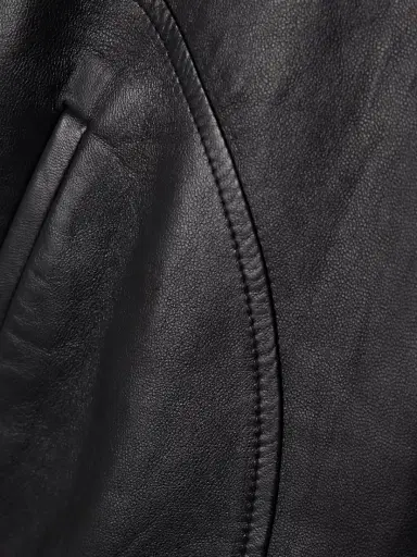 The Row Elenora Leather Jacket | Thumbnail 4 The Row Elenora Leather Jacket | Thumbnail 4