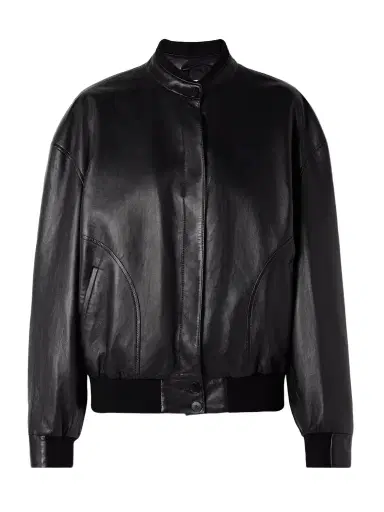 The Row Elenora Leather Jacket | Thumbnail 1 The Row Elenora Leather Jacket | Thumbnail 1