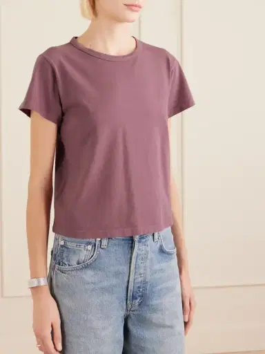 LESET The Margo Cotton-jersey T-shirt | Thumbnail 3 LESET The Margo Cotton-jersey T-shirt | Thumbnail 3