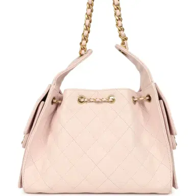 Chanel Chanel Small 25 Hobo Bag Light Pink Caviar Antique Gold Hardware | Thumbnail 4 Chanel Chanel Small 25 Hobo Bag Light Pink Caviar Antique Gold Hardware | Thumbnail 4