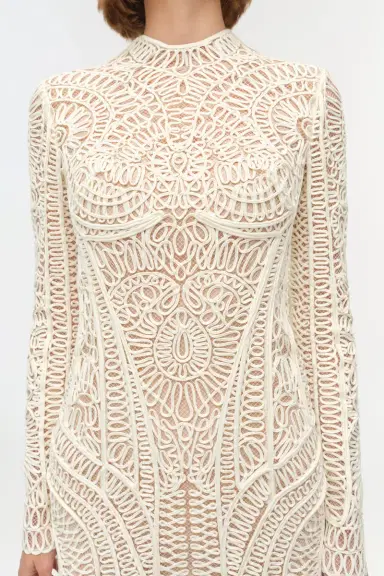 Simkhai Florence Embroidered Midi Dress | Thumbnail 4 Simkhai Florence Embroidered Midi Dress | Thumbnail 4