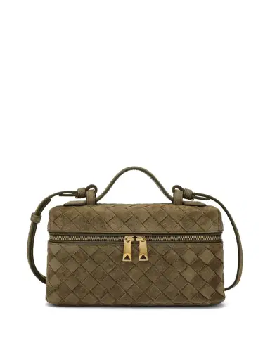 Bottega Veneta Suede Bang Bang Vanity Case | Thumbnail 1 Bottega Veneta Suede Bang Bang Vanity Case | Thumbnail 1