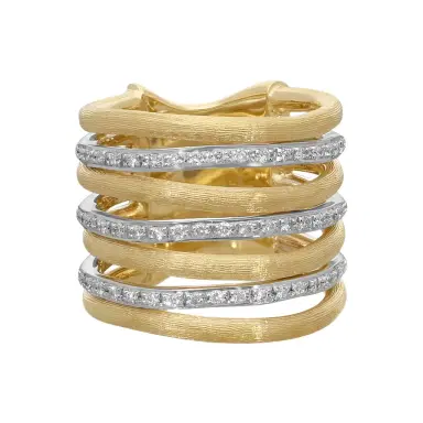 MARCO BICEGO Marco Bicego Confetti Gemme 18K Yellow & White Gold Ring Sz. 6.5 by The Solist | Thumbnail 1 MARCO BICEGO Marco Bicego Confetti Gemme 18K Yellow & White Gold Ring Sz. 6.5 by The Solist | Thumbnail 1
