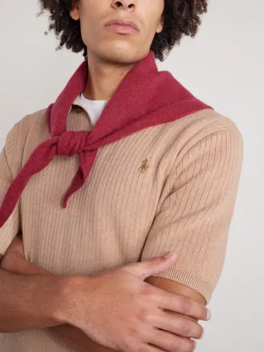 Polo Ralph Lauren Logo-Embroidered Ribbed Cotton Polo Shirt - Men | Thumbnail 5 Polo Ralph Lauren Logo-Embroidered Ribbed Cotton Polo Shirt - Men | Thumbnail 5