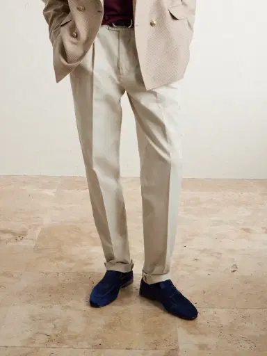 Brunello Cucinelli Suede Penny Loafers - Men | Thumbnail 2 Brunello Cucinelli Suede Penny Loafers - Men | Thumbnail 2