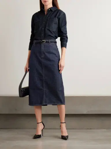 Frame Denim Midi Skirt | Thumbnail 2 Frame Denim Midi Skirt | Thumbnail 2