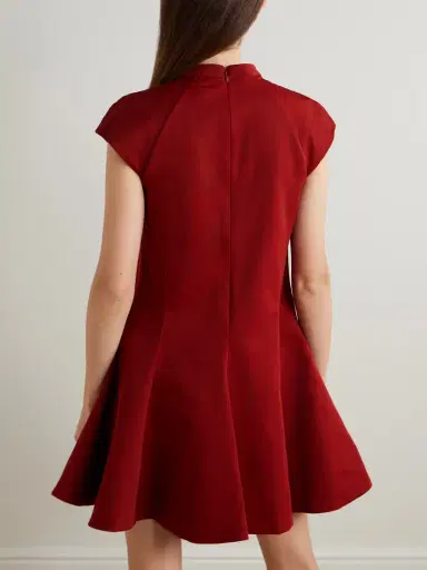 Staud Ellie Paneled Cotton-blend Faille Mini Dress | Thumbnail 3 Staud Ellie Paneled Cotton-blend Faille Mini Dress | Thumbnail 3