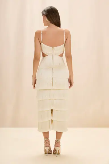PatBo LYA FRINGE MIDI DRESS (off) | Thumbnail 4 PatBo LYA FRINGE MIDI DRESS (off) | Thumbnail 4