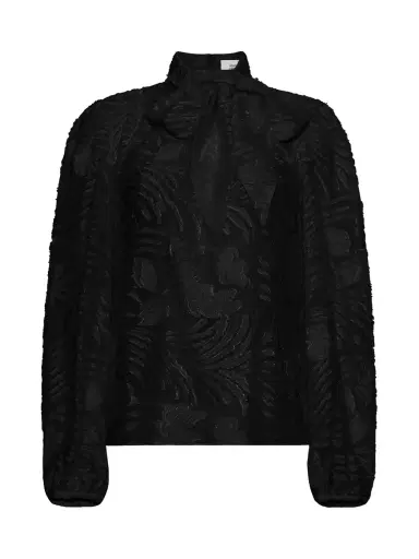 Adam Lippes Joan Blouse in Fil Coupé | Thumbnail 1 Adam Lippes Joan Blouse in Fil Coupé | Thumbnail 1