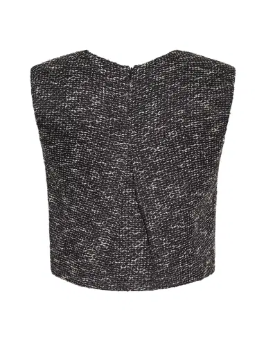 Adam Lippes Mercer Top in Tweed Organza | Thumbnail 2 Adam Lippes Mercer Top in Tweed Organza | Thumbnail 2