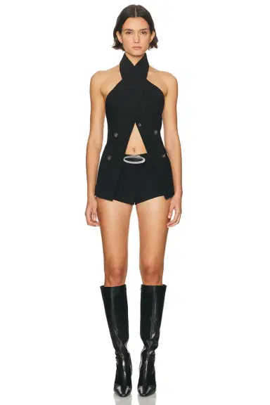 HAELO Wrap Lapel Halter Top | Thumbnail 6 HAELO Wrap Lapel Halter Top | Thumbnail 6