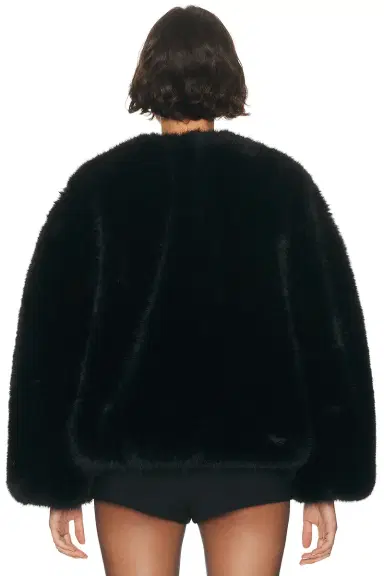 HAELO Long Hair Faux Fur Bomber | Thumbnail 5 HAELO Long Hair Faux Fur Bomber | Thumbnail 5