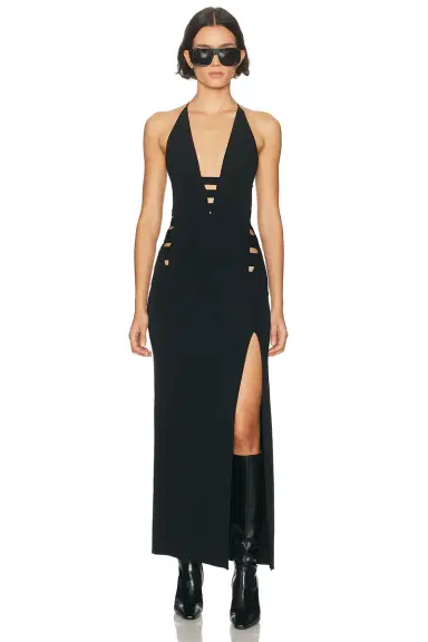 HAELO Deep-v Brace Dress | Thumbnail 3 HAELO Deep-v Brace Dress | Thumbnail 3