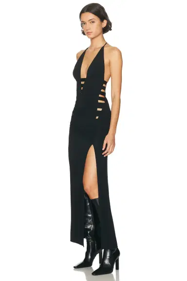 HAELO Deep-v Brace Dress | Thumbnail 4 HAELO Deep-v Brace Dress | Thumbnail 4