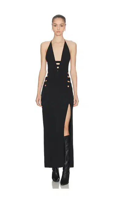 HAELO Deep-v Brace Dress | Thumbnail 1 HAELO Deep-v Brace Dress | Thumbnail 1