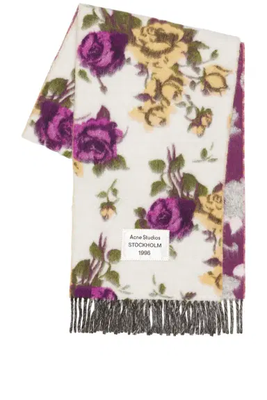 Acne Studios Flower Scarf | Thumbnail 1 Acne Studios Flower Scarf | Thumbnail 1