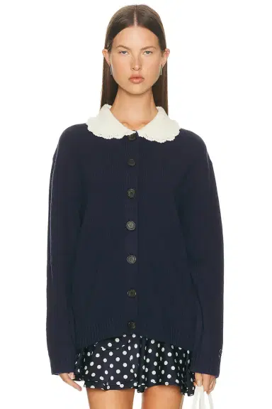 Sandy Liang Koda Cardigan | Thumbnail 1 Sandy Liang Koda Cardigan | Thumbnail 1