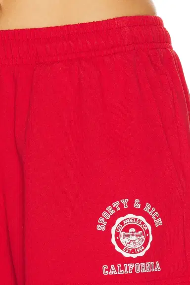 Sporty & Rich California Emblem Disco Short | Thumbnail 6 Sporty & Rich California Emblem Disco Short | Thumbnail 6