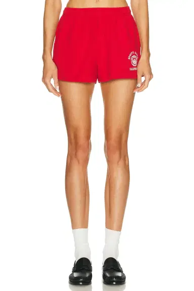Sporty & Rich California Emblem Disco Short | Thumbnail 1 Sporty & Rich California Emblem Disco Short | Thumbnail 1