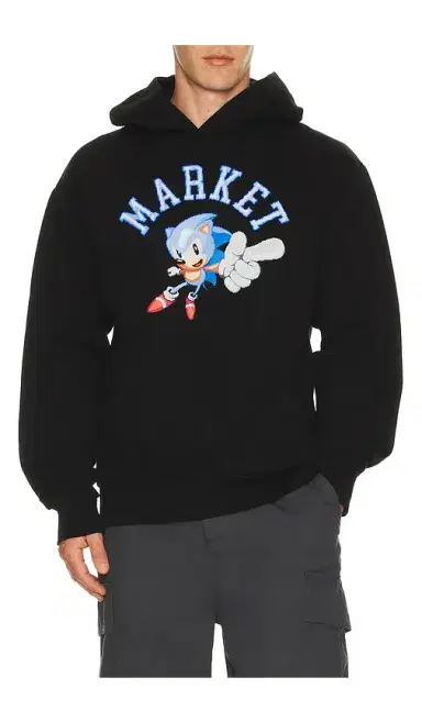 Market x Sonic No 1 Hoodie | Thumbnail 1 Market x Sonic No 1 Hoodie | Thumbnail 1
