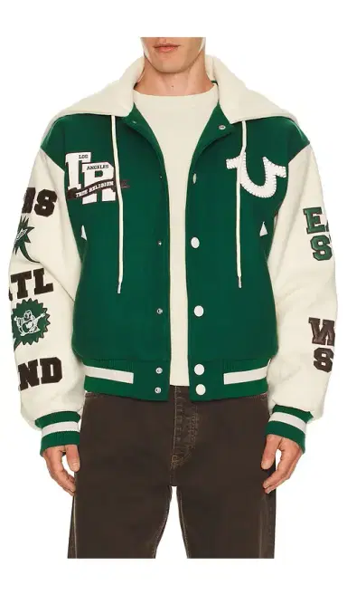 True Religion Retro Wool Varsity Jacket | Thumbnail 2 True Religion Retro Wool Varsity Jacket | Thumbnail 2