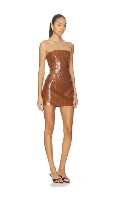superdown Nadira Faux Leather Skirt Set | Thumbnail 2 superdown Nadira Faux Leather Skirt Set | Thumbnail 2