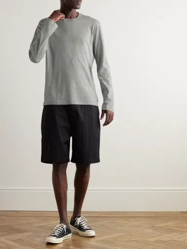 James Perse Combed Cotton-Jersey T-Shirt - Men | Thumbnail 2 James Perse Combed Cotton-Jersey T-Shirt - Men | Thumbnail 2