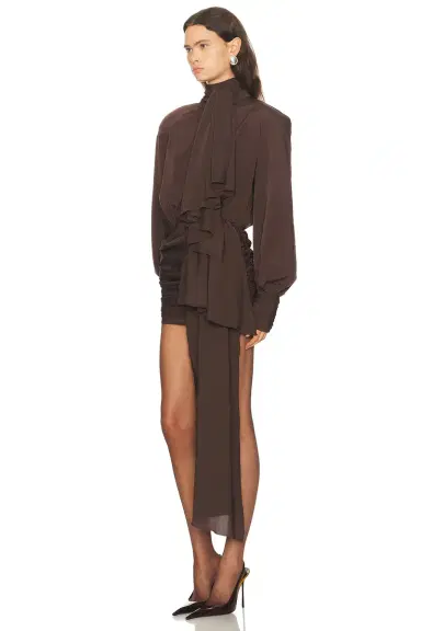 Rowen Rose Long Sleeve Mini Dress | Thumbnail 3 Rowen Rose Long Sleeve Mini Dress | Thumbnail 3