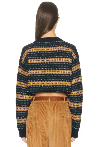Miu Miu Wool Fairisle Sweater | Thumbnail 3 Miu Miu Wool Fairisle Sweater | Thumbnail 3
