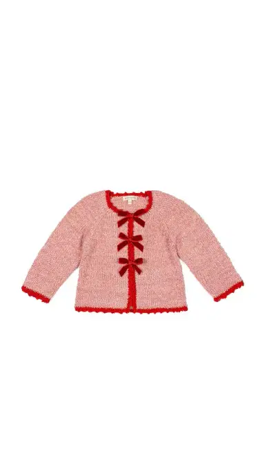 Wild Wawa Velvet Bow Sweater | Thumbnail 1 Wild Wawa Velvet Bow Sweater | Thumbnail 1