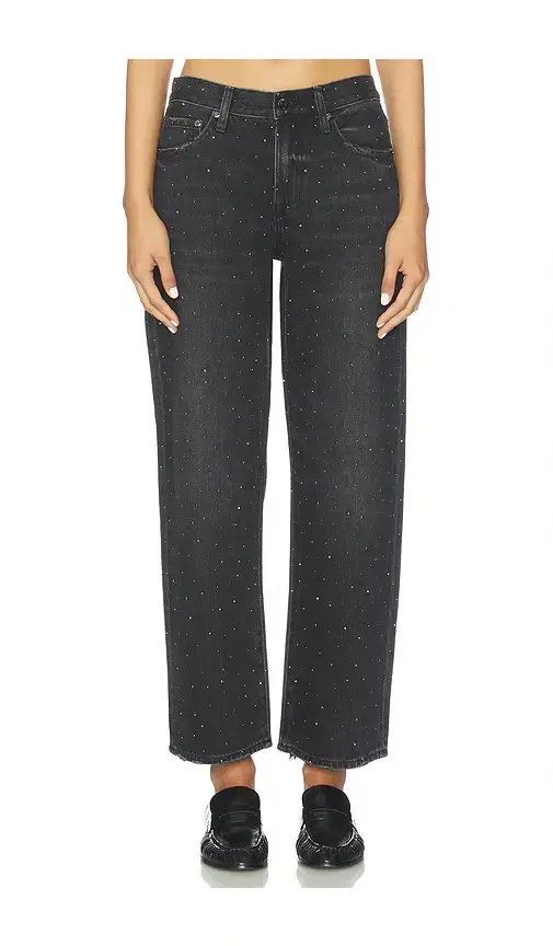 Lexi Midrise Bowed Straight Jeans Lexi Midrise Bowed Straight Jeans