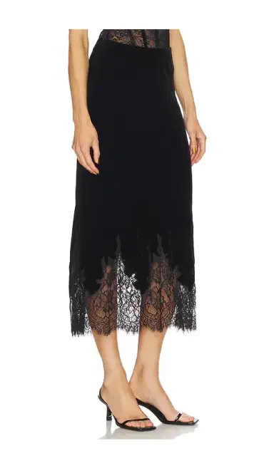 CAMI NYC Georgiana Velvet Skirt | Thumbnail 2 CAMI NYC Georgiana Velvet Skirt | Thumbnail 2