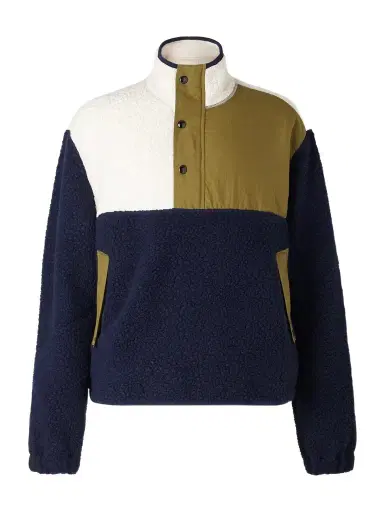 Drake's Fleece and Shell Half-Placket Jacket - Men | Thumbnail 1 Drake's Fleece and Shell Half-Placket Jacket - Men | Thumbnail 1